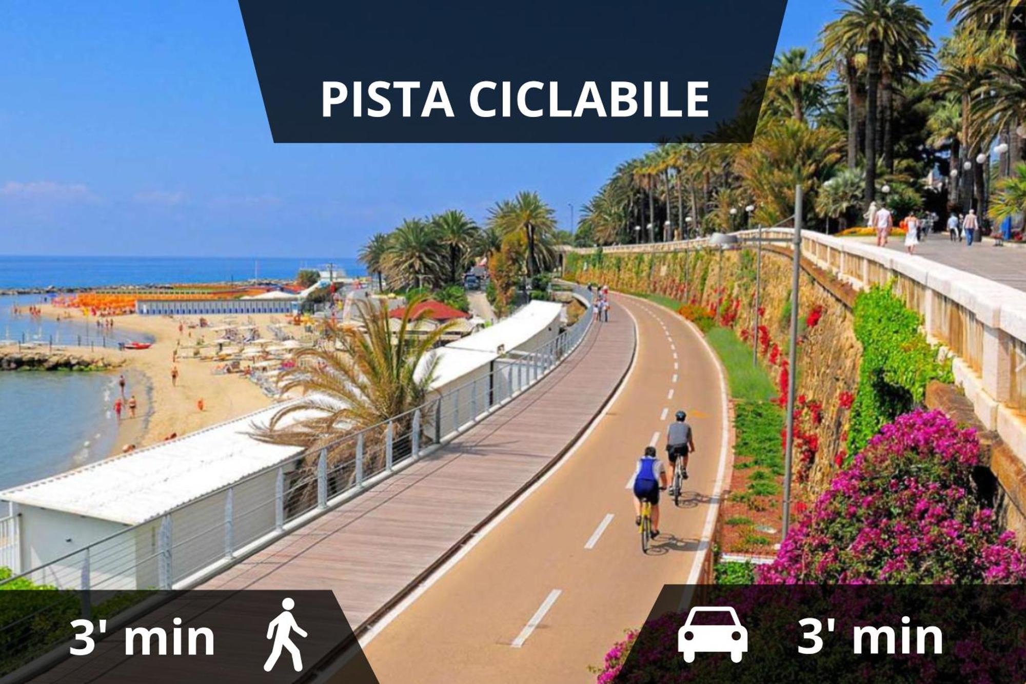 Ariston - Ciclabile Appartamento In Centro Al Mare Con Balcone Σαν Ρέμο Εξωτερικό φωτογραφία